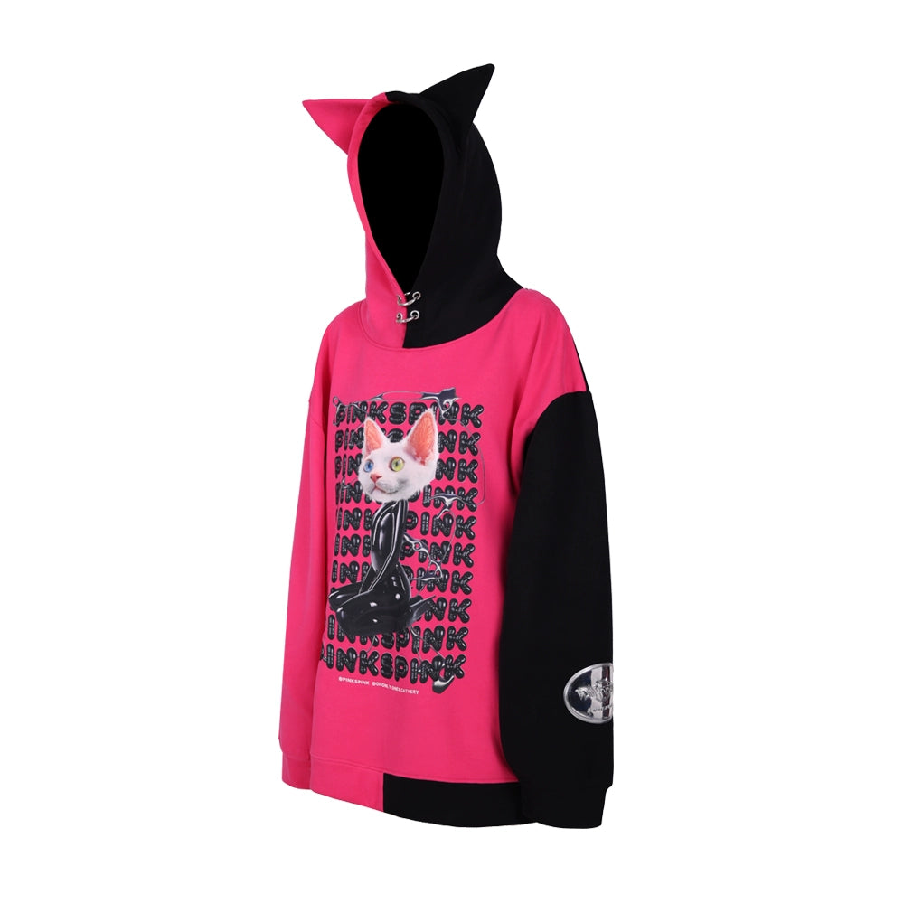 Cat Ear Hooded Punk Coat