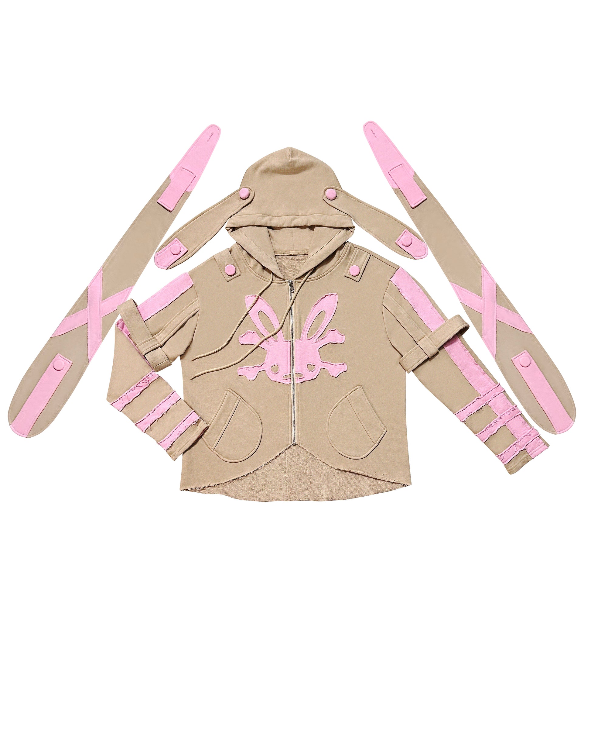 Rabbit Mobility Team Sweater Coat Ears Replaceable
