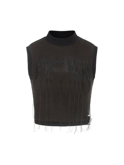 Fringed Knitted Vest | ডেট পার্টির জন্য পারফেক্ট