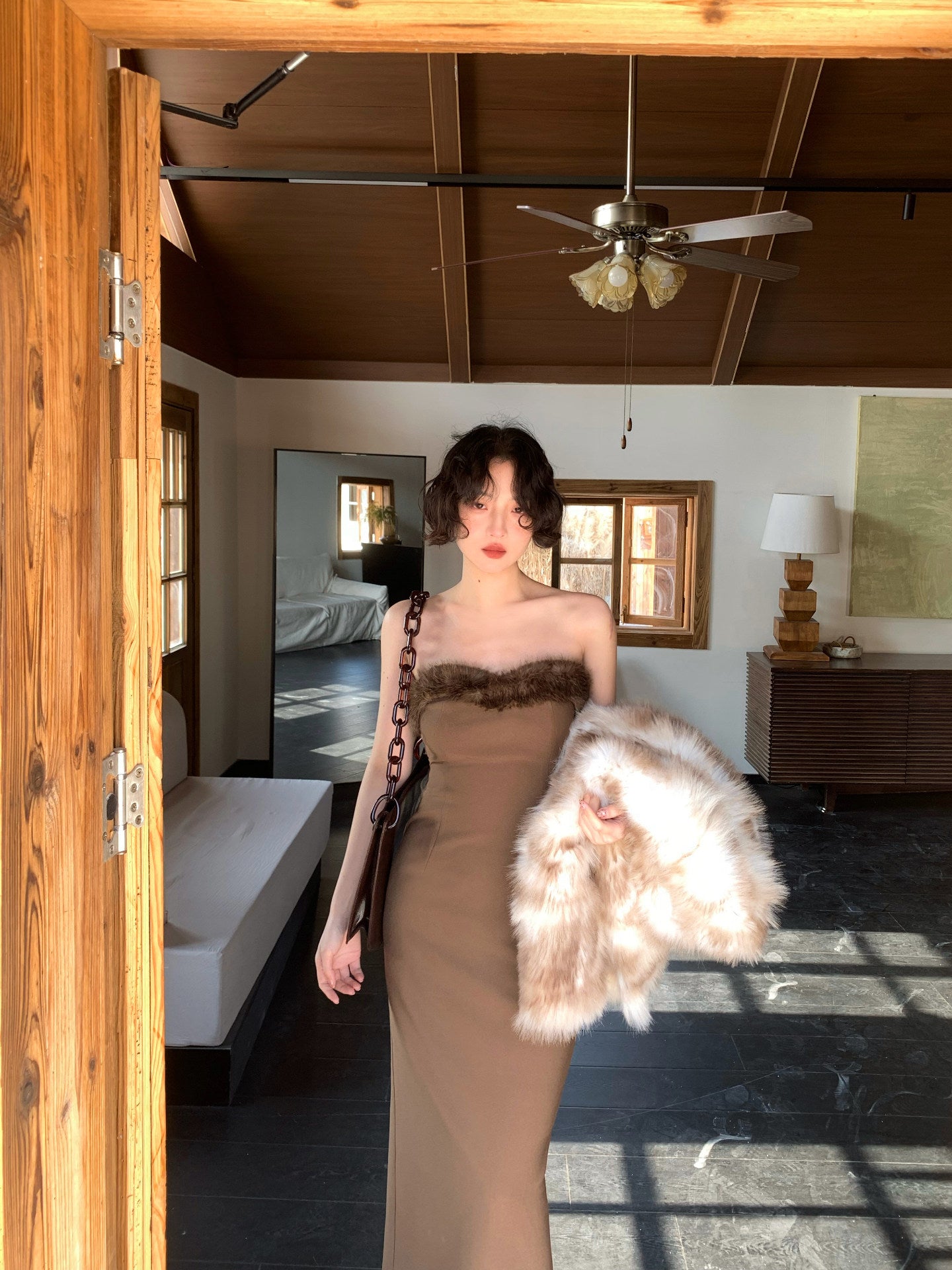 To The Appointment Off-Shoulder Evening Gown