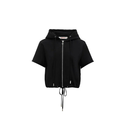 Cat Ear Hoodie Tee – Heavy Short Sleeve Streetwear Top