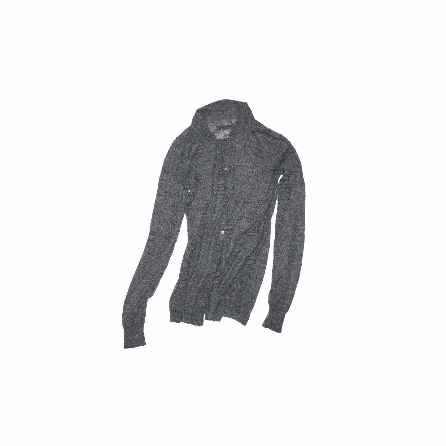 Sheer Mohair Knit Cardigan