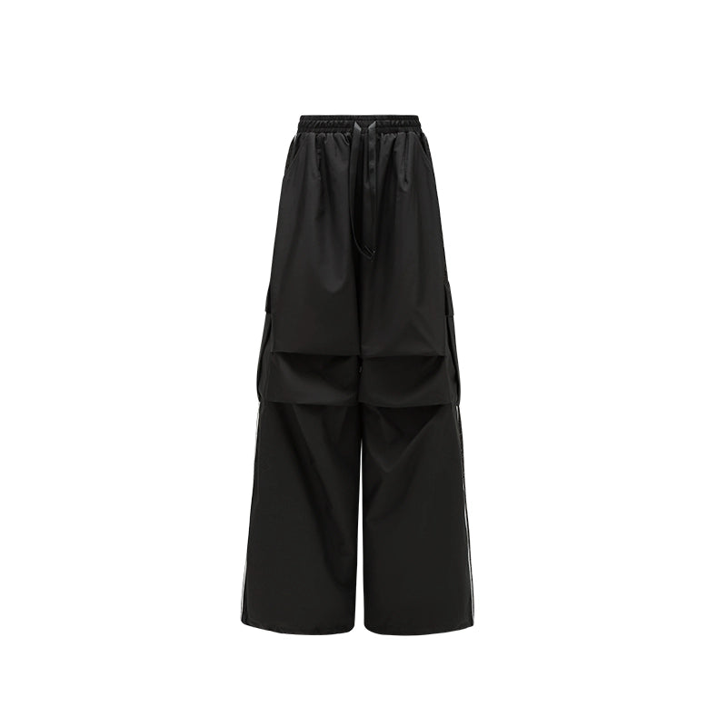 Quick Dry Wide Leg Paratrooper Pants