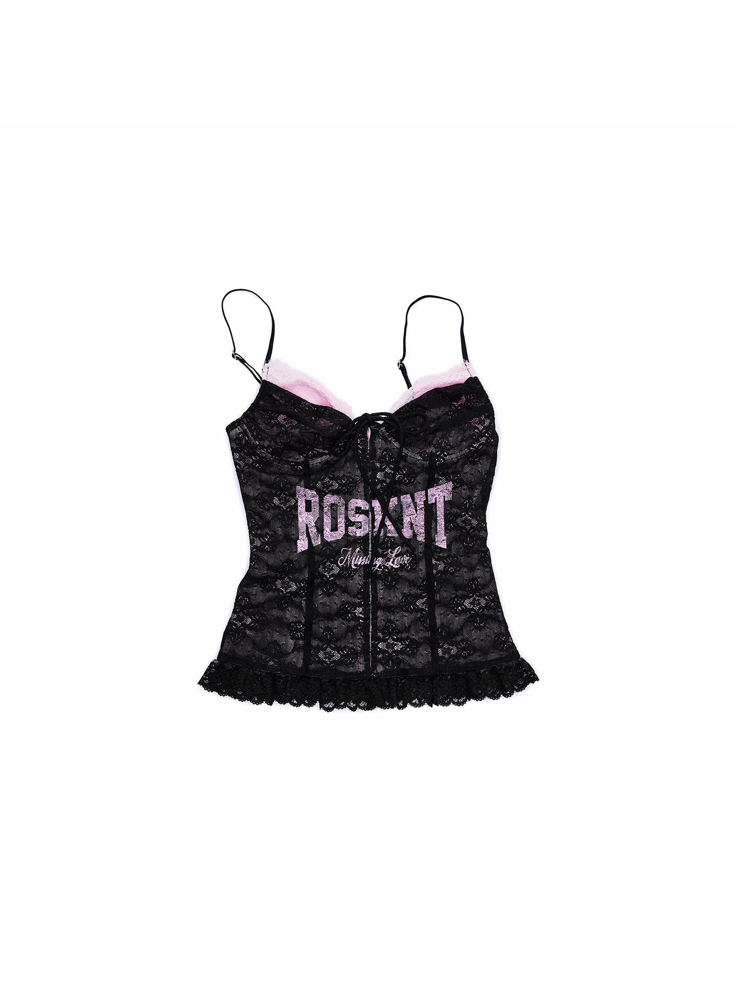 Lace-Up Corset Camisole