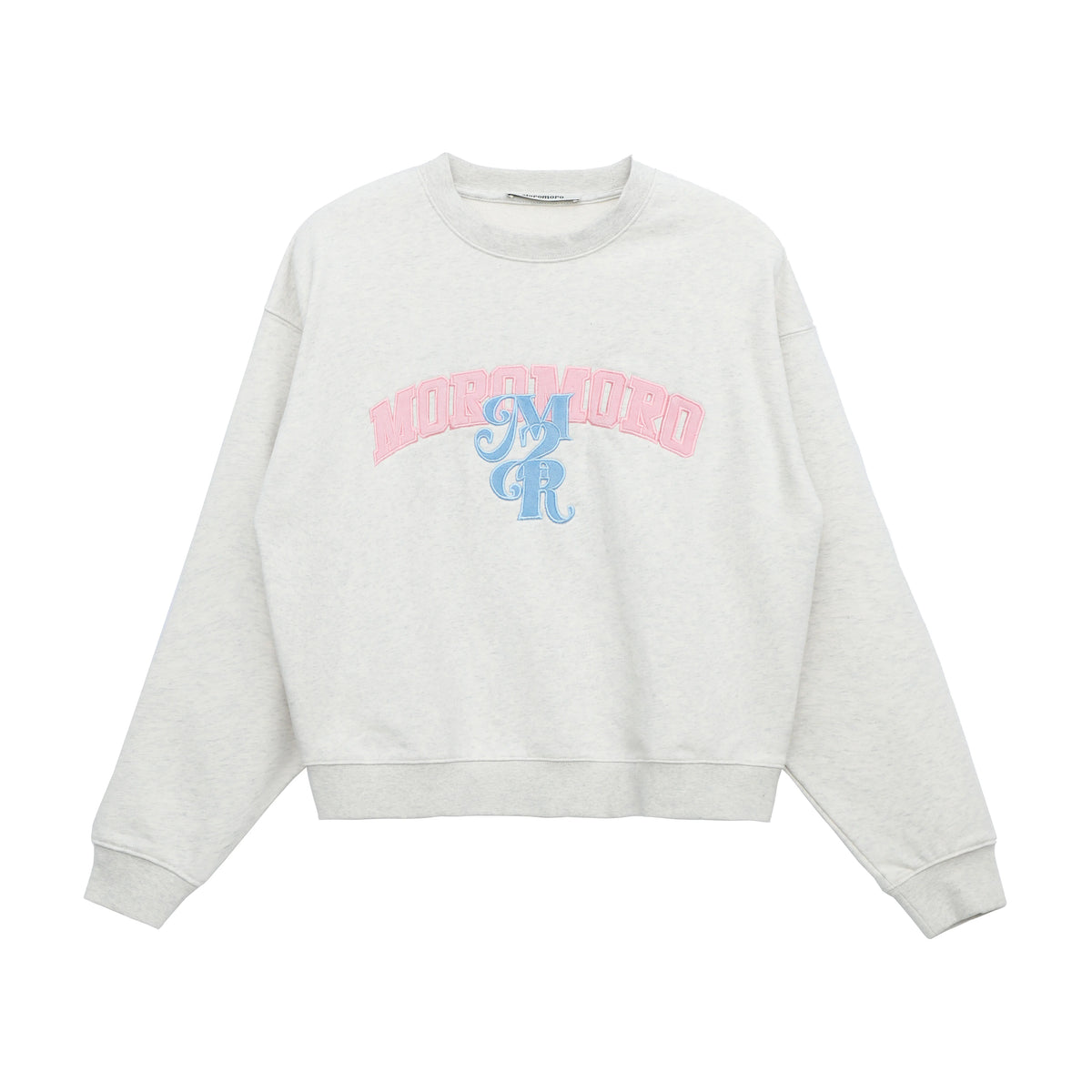 Letter Patch Embroidered Sweatshirt