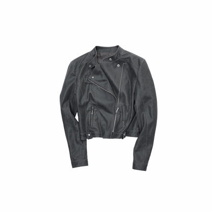 Vintage Leather Biker Jacket