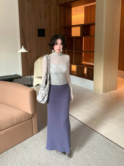 Texture Mystery Lace High-Neck Base Layer – Hong Kong Retro