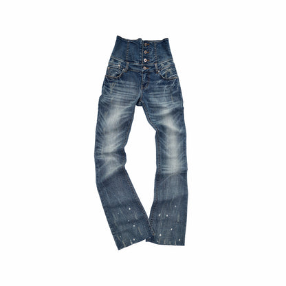 Irregular Bootcut Jeans