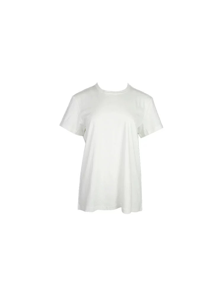 T-shirt francese in cotone con spalle scoperte