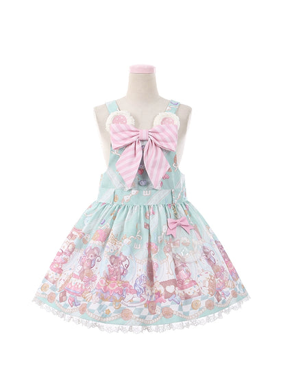 Lolita Bobo Sweet Mouse Low-Waist Strap Dress