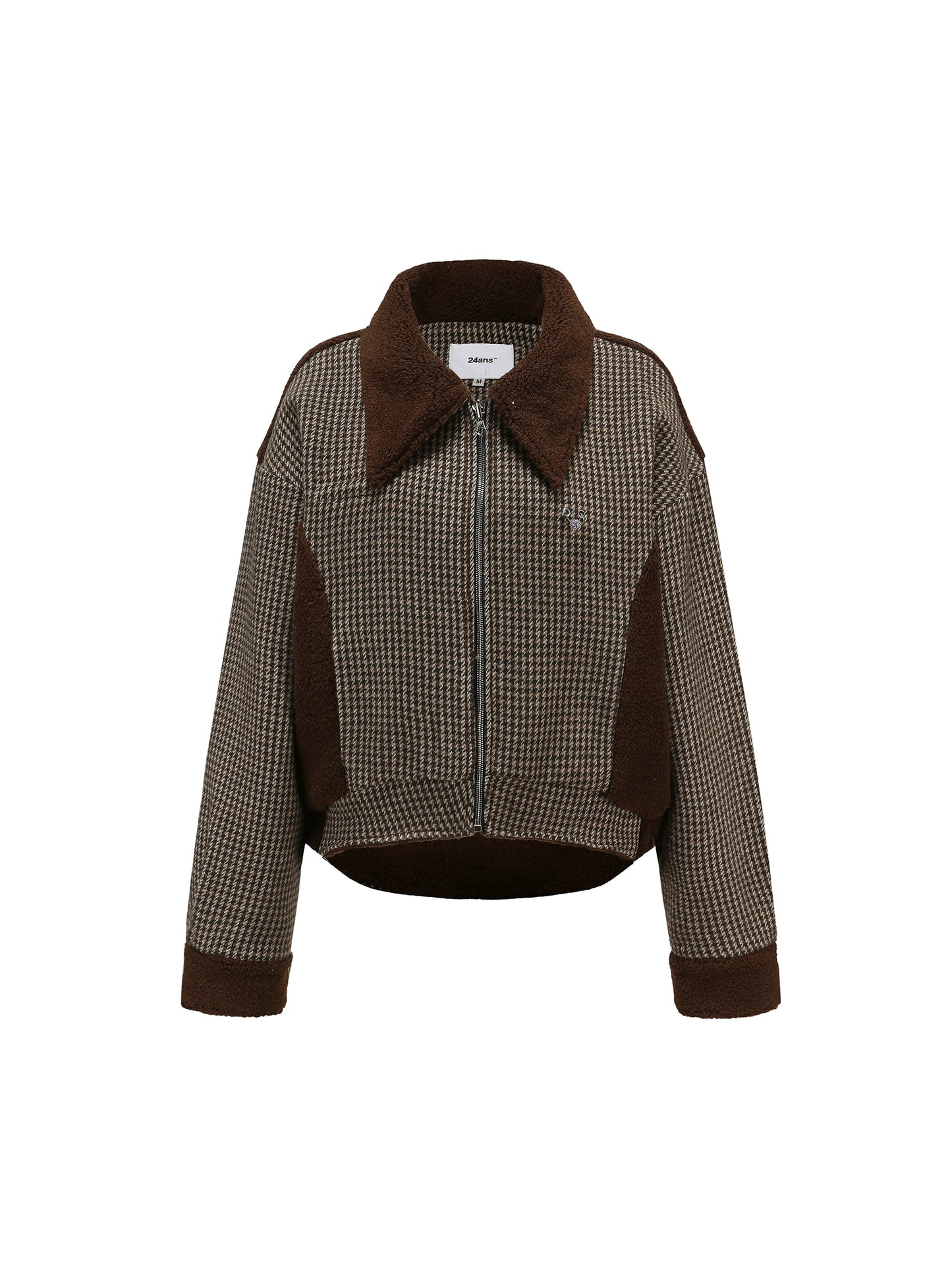 Deep/Light Brown Reversible Lamb Hair Jacket