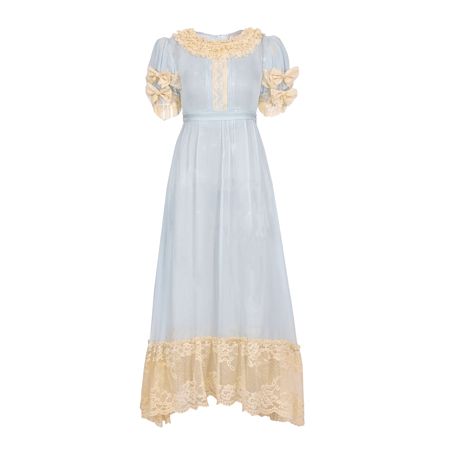 Baby Blue Rococo Lace Dress | French Doll Princess Dress