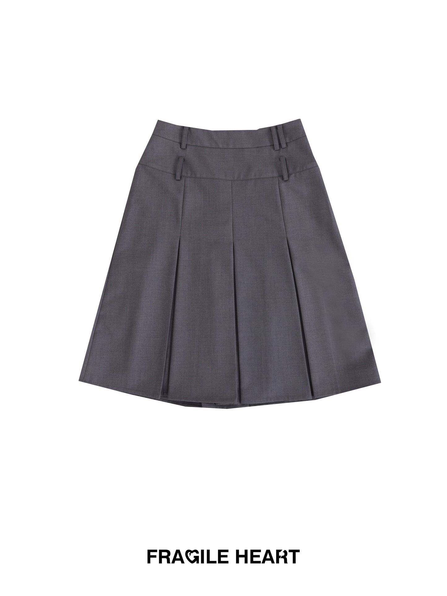 Caramel Cold Cuisine Retro Coffee A-line Skirt