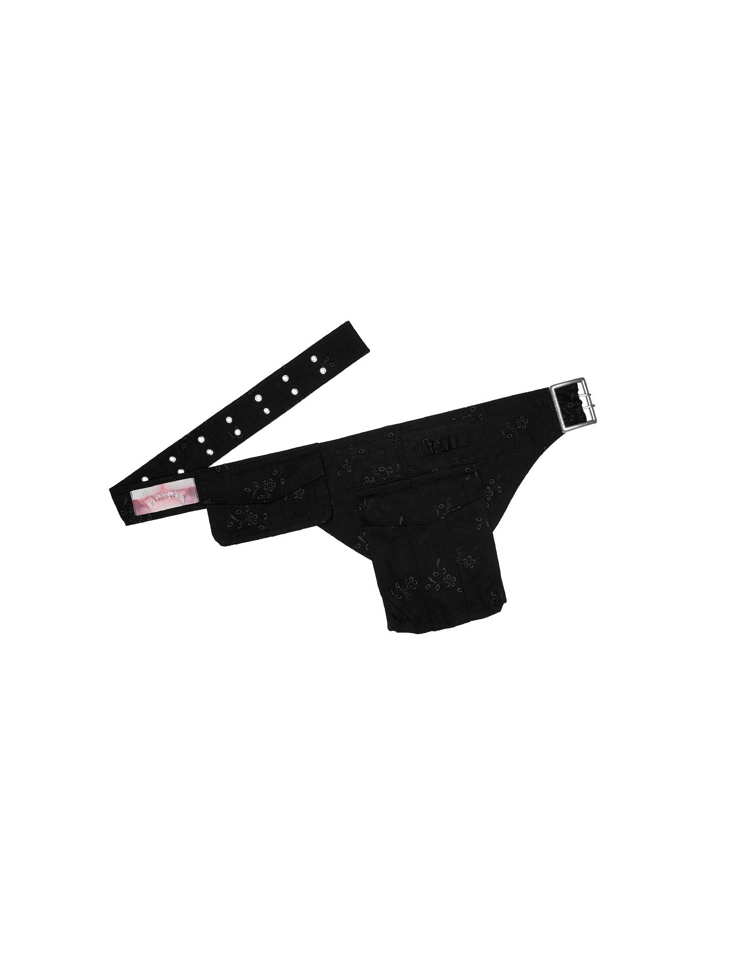 Embroidered Utility Belt Bag
