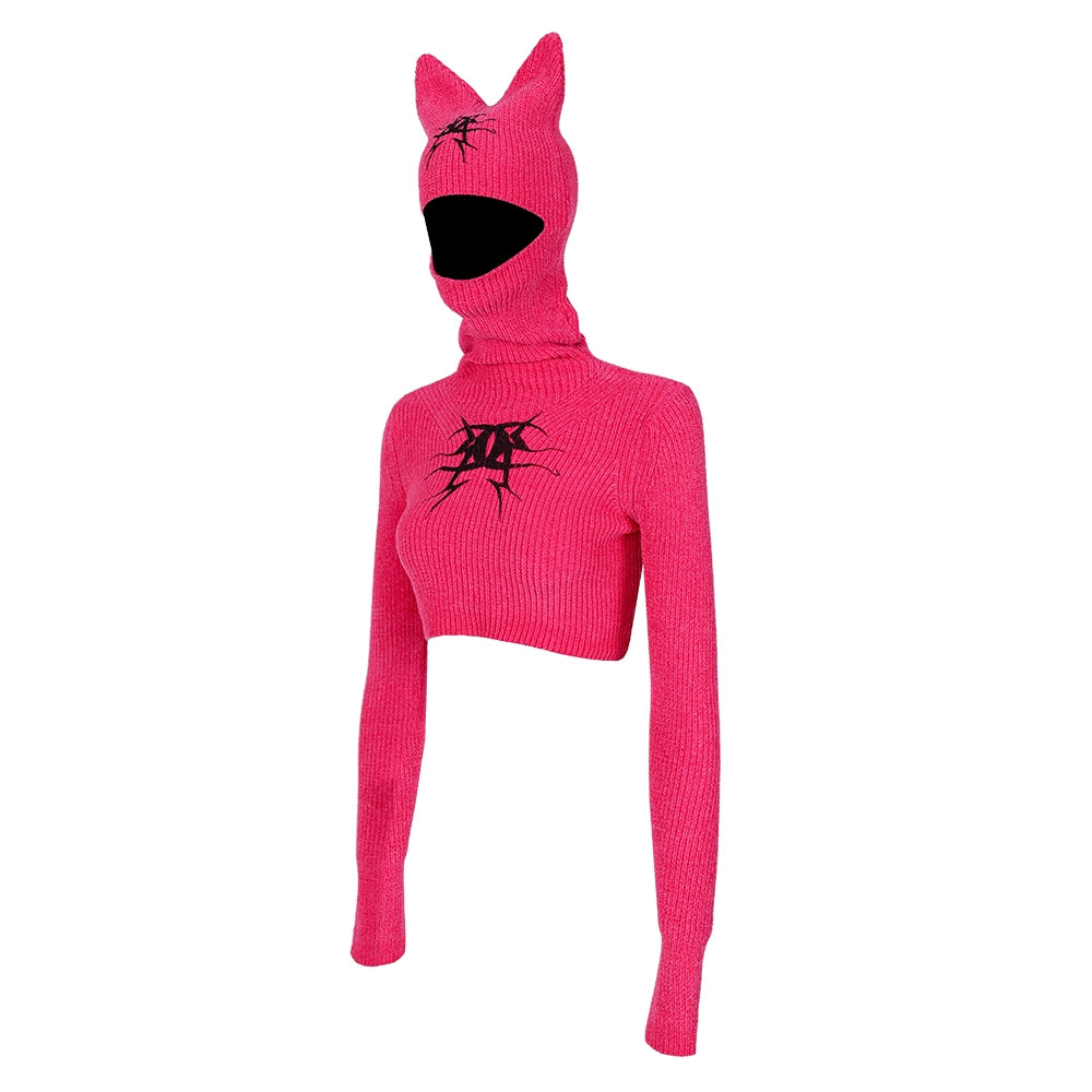 Slim Fit Cat Ear Sweater