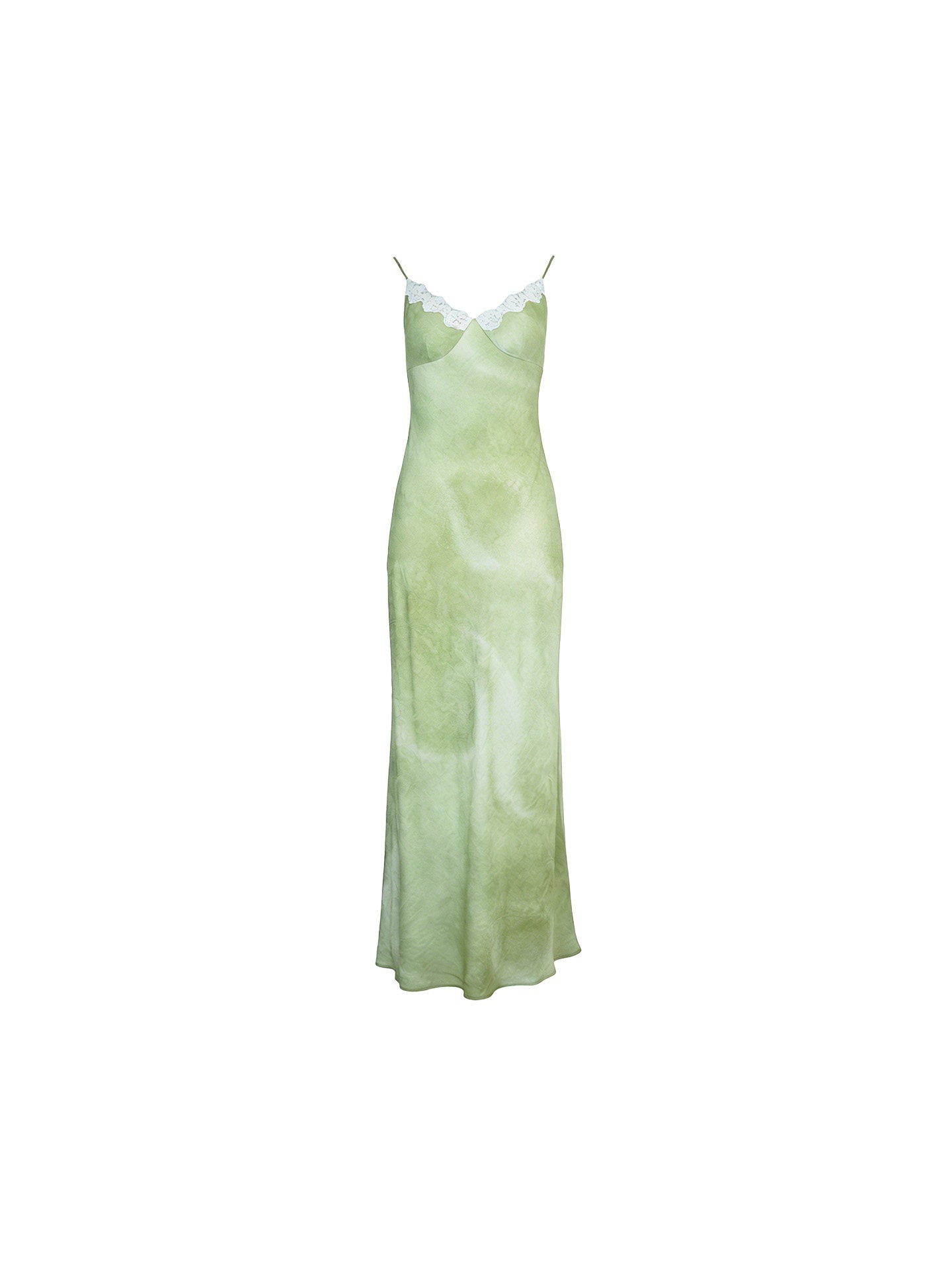 Green in the Clouds Lyocell Lace Dress