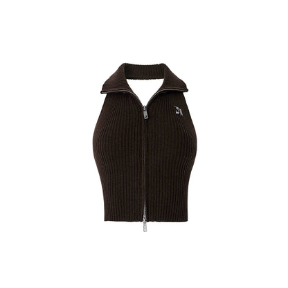 Wool Knit Neck Tank Set