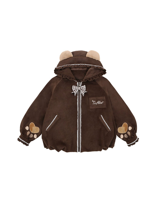 Flower Bud Zoo Cat Ear Jacket for Kids