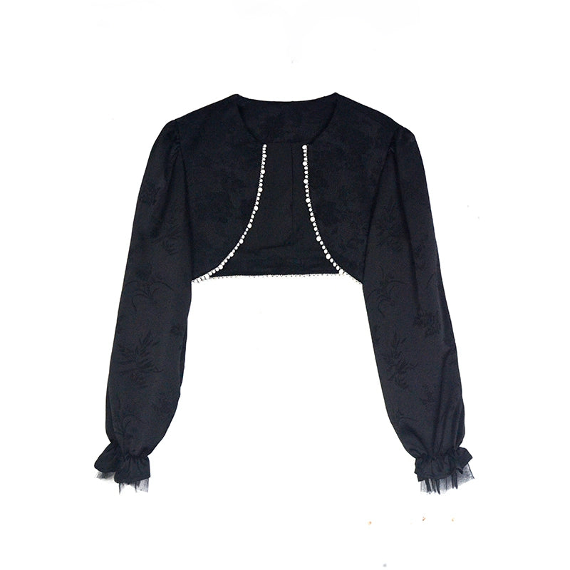 Pearl Black Short Coat