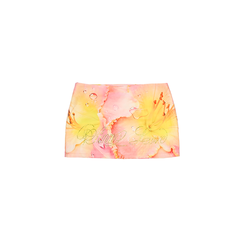 Vacation Floral Print Anti-Slip Slim Maxi Skirt – Summer Hip Hugging Style