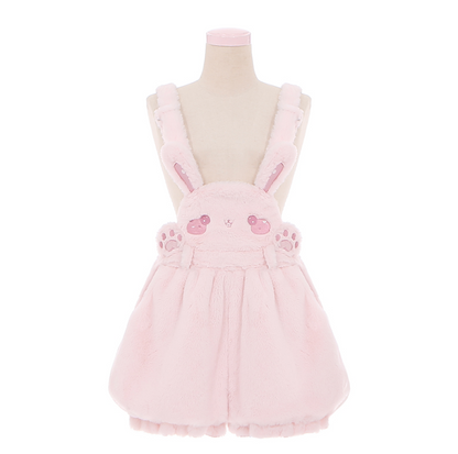 Genki Strawberry Rabbit Bud Pants + Top Set