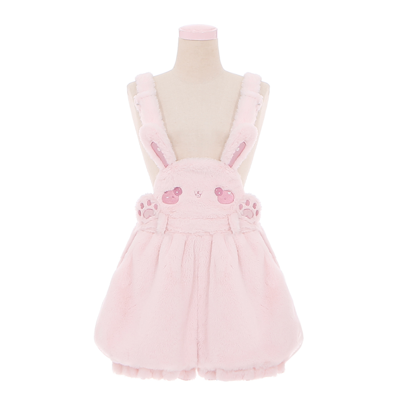 Genki Strawberry Rabbit Bud Pants + Top Set