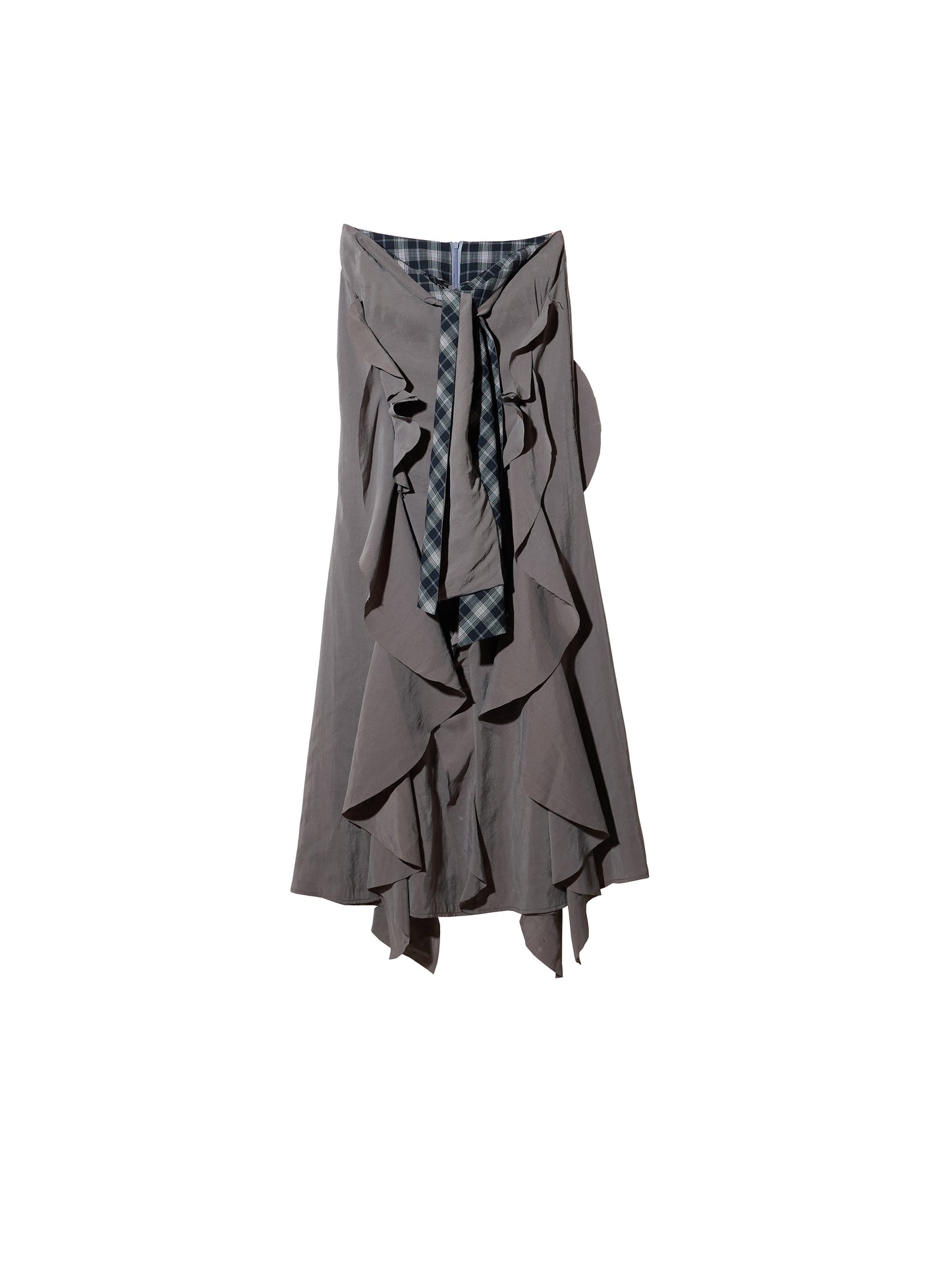Distressed Tie-Waist Maxi Skirt | Urban Artist Long Skirt