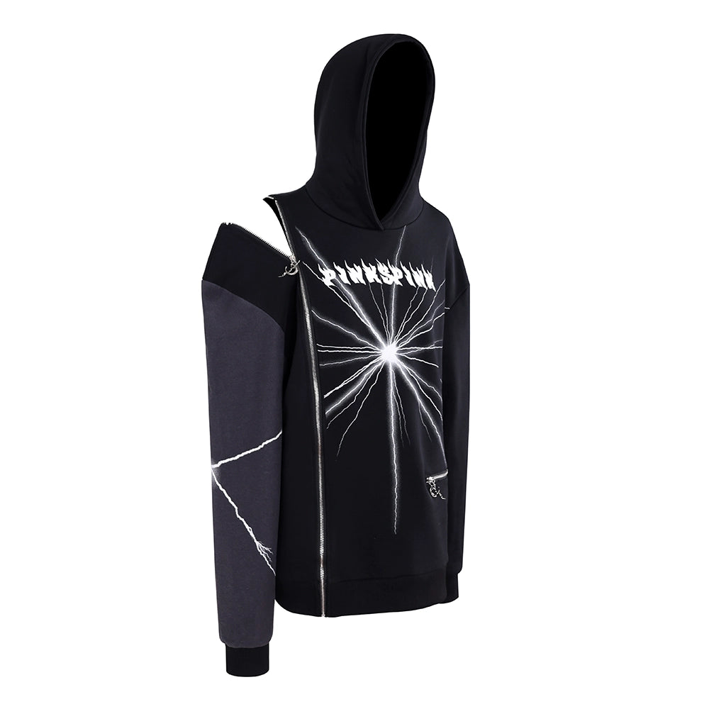 Laser Printed Hooded Sweater