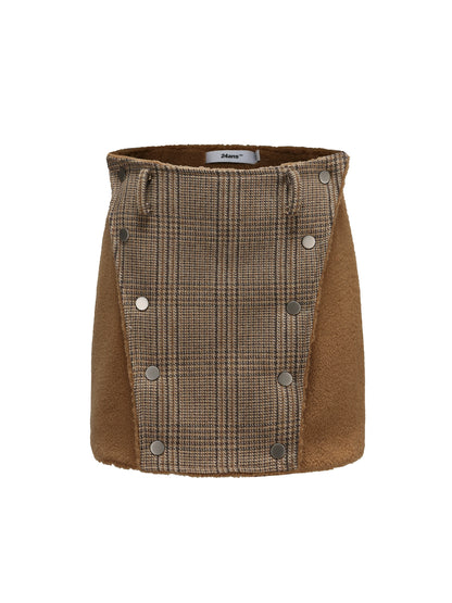 Deep/Light Brown Reversible Lamb Hair Jacket