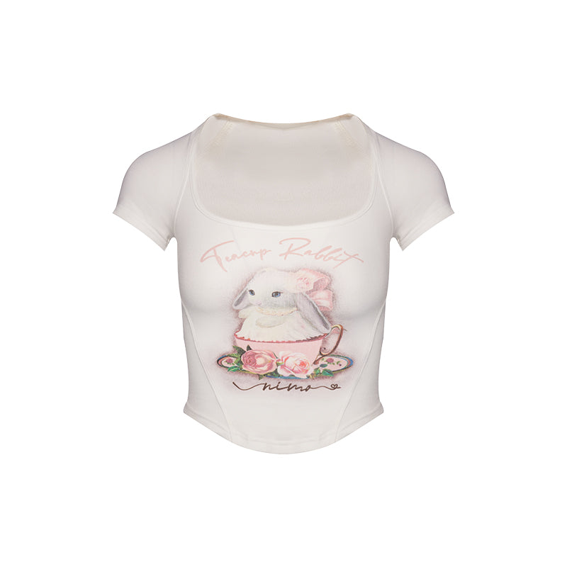 Sweetheart Bunny Crop Top