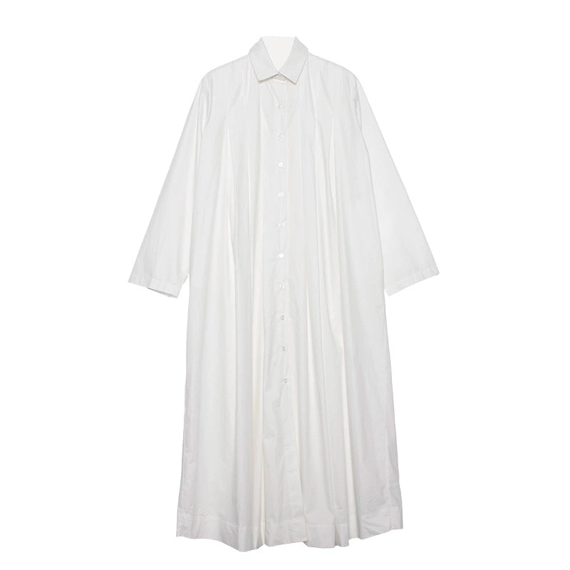 Original Heavy Industry Organ Pleated Shirt Dress