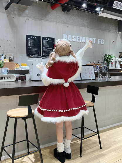 Small Bell Christmas Cape + Woolen JSK Sundress