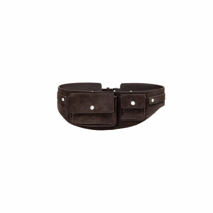 Suede Utility Belt Bag