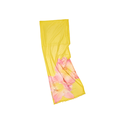 Floral Rhinestone Mesh Vest & Maxi Skirt Set – Elegant Summer Look