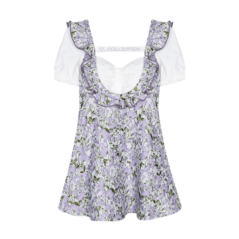 Floral Summer French Dress