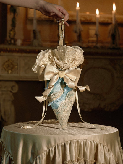 Mousse Rendezvous French Rococo Retro Cream Beige Piping Bag/Tote Bag