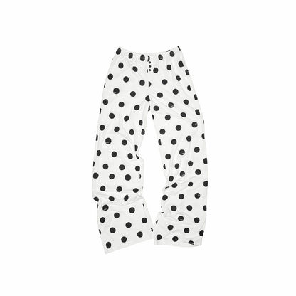 Polka Dot Knit Lounge Set