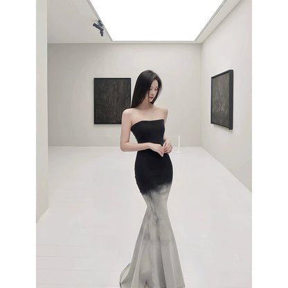 Denim Fishtail Wrap Skirts – High-End Herringbone Luxe Birthday Designs