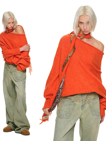 Alpaca Plush Slim Scarf – Versatile & Soft Everyday Accessory