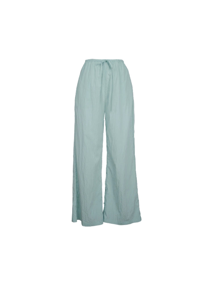 Summer High-Waisted Lyocell Pants