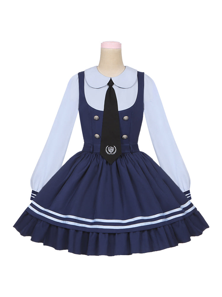 Rabbit Police Officer Academy Doll Collar Dress