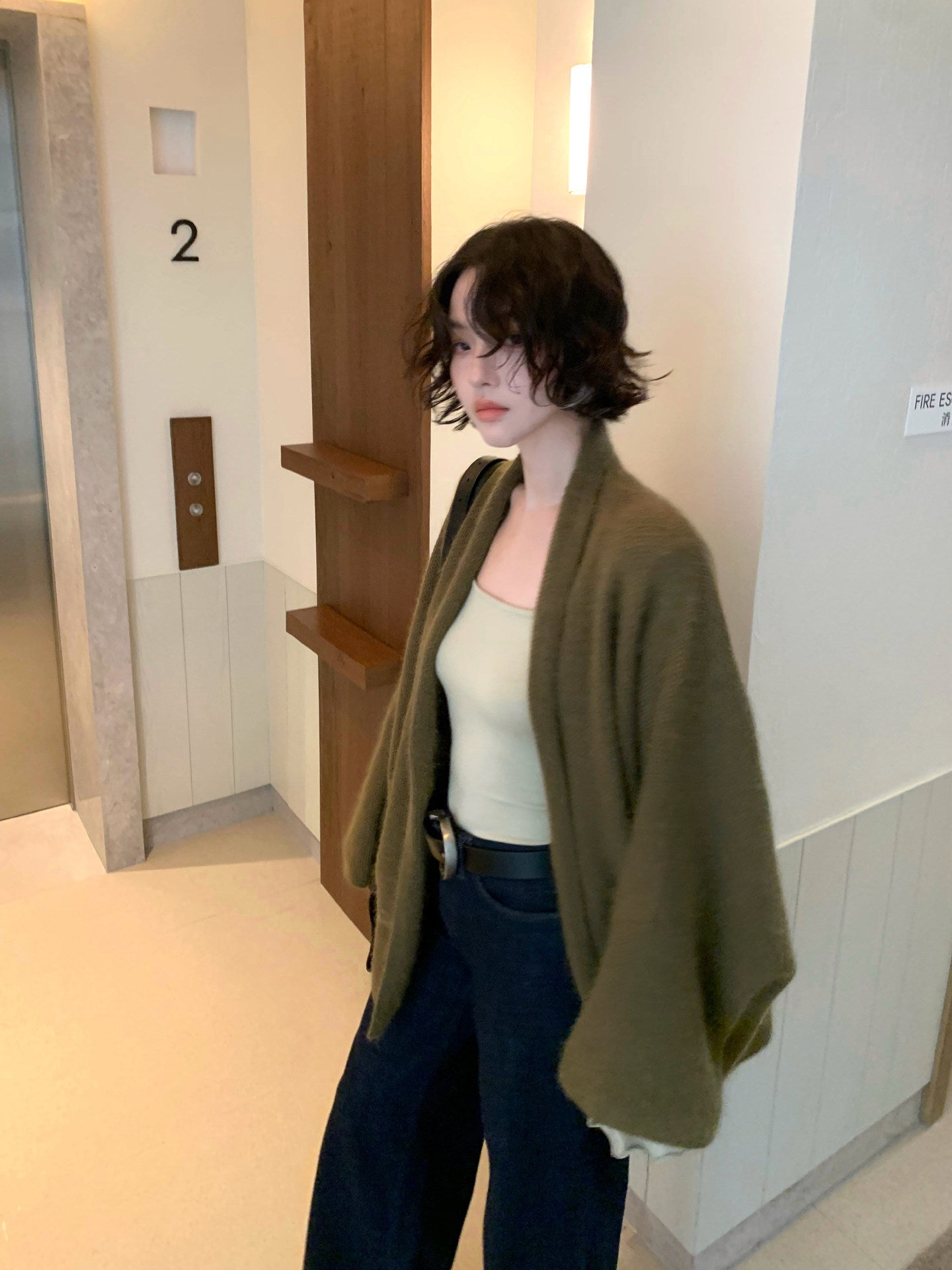 Moonlight over the Pond Rabbit Fur Blend Knit Cardigan – Hong Kong Retro Autumn Cozy Style