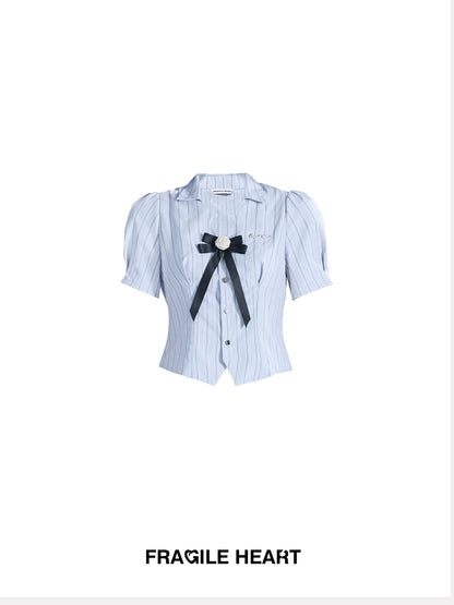 Academy Blue Shirt Pure Desire Skirt Set