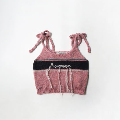 Tassel Strap Knitted Camisole Tank