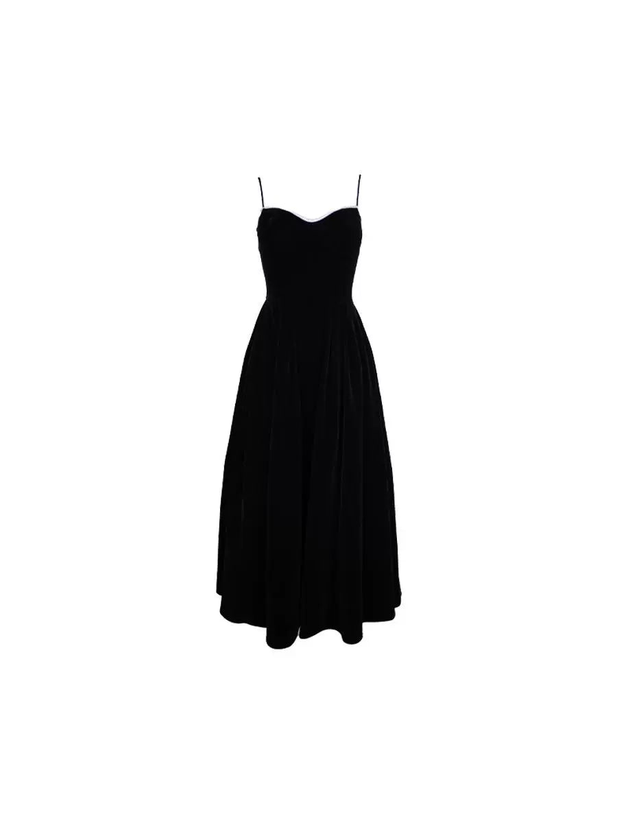 Velvet Lace Swing Dress