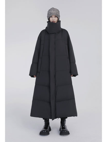 Thickened Stand-Up Collar 90% White Duck Down Jacket (Winter)