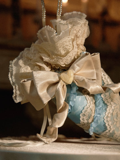 Mousse Rendezvous French Rococo Retro Cream Beige Piping Bag/Tote Bag