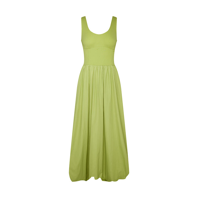 Energetic Green Summer Dress