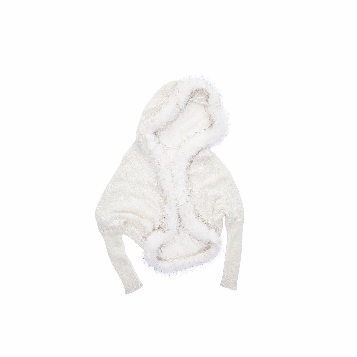 Mohair Collar Knit Jacket