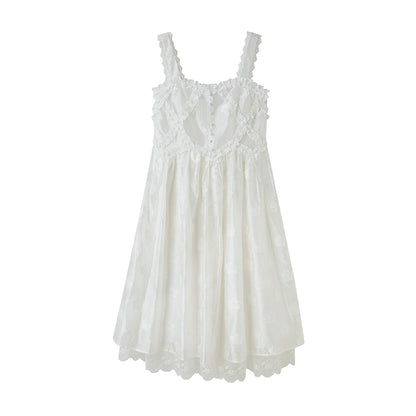 Stampa di nebbia -Holiday Beach Long Skirt Dress